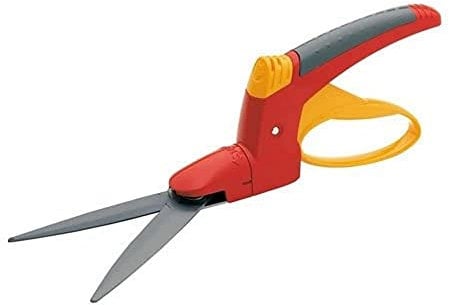 Wolf-Garten RILL Comfort Single Hand Grass Shears, Red, 39.2x2.47x2.5 cm