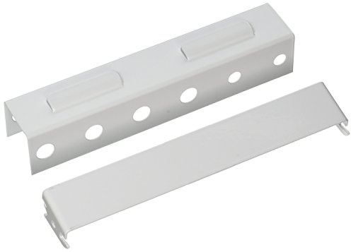 Wall Control ASM-SD-008 W Pegboard Screwdriver Holder Bracket Slotted Metal Pegboard Accessory, White