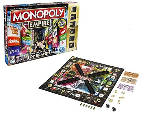 Hasbro B5095 Monopoly Empire Game Toy | Silver English Edition