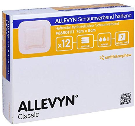 Allevyn Schaumverband 7x8 cm Haftend