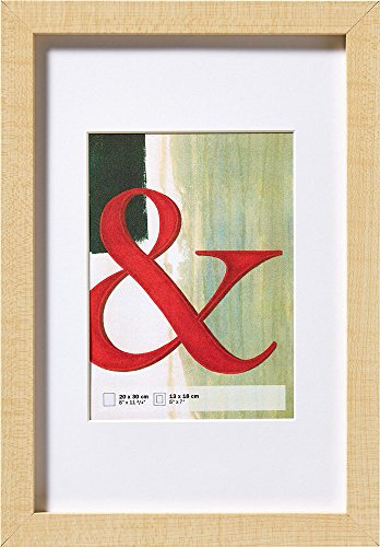 walther design Bilderrahmen natur 20 x 30 cm Echtglas Stockholm EA030H