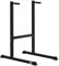 HOMCOM Appareil abdominaux dips Barres à dips Fitness poignées ergonomiques et Pieds antidérapants Acier 104 x 70,5 x 122 cm Noir