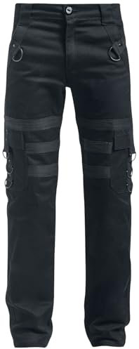 Vixxsin Liam Pants Männer Stoffhose schwarz W32L34 100% Baumwolle Biker, Gothic, Industrial, Rockwear