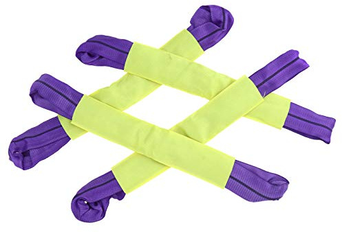 OTOTEC Lot de 4 sangles de roue de voiture en alliage Jaune/violet