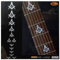 Inlay Sticker Griffbrett Position Marker für Gitarren & Bass - Blink 182 (Tom Delonge) Masonic Squares & Compasses