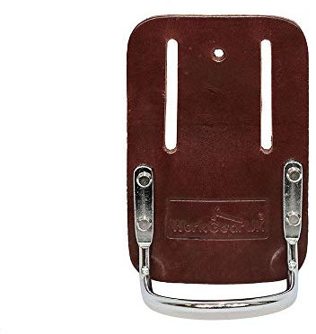 Work Gear UK Hammer Holder Fixed Type in Nickle with top Grain Leather Back WG-PX36