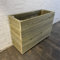Cutncraft Designs Large Tall Wooden Decking Patio Planter Trough box 63cm tall