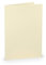 PAPERADO 25 Faltkarten DIN A5 - Chamois gerippt Creme Beige - 220 g/m² - 14,8 x 21 cm - Blanko Doppelkarten Klappkarten Einladungskarten