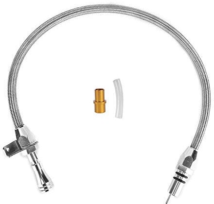 Qiilu Ölmessstab, Edelstahl 350 Getriebe Ölmessstab Passend für GM TH350 Tranny SBC Trans