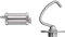 KitchenAid 5KSMPSA Pasta Sheet Roller (Optional Accessory for KitchenAid Stand Mixers) with UK 5K452DH Dough Hook, White