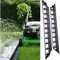GARDENIX Rasenkante Kunststoff 8m - Beetumrandung Garten für Ecken, Witterungsbeständig - Garten Beeteinfassung Aus Recyclingkunststoff, Mähkante, Höhe 55mm, Breite 140mm, Schnelle Montage, Nägel