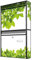 banjado® Briefkastenanlage 2 Fach 36x64x10cm mit Motiv/Briefkasten groß mit Namensschild/Postkasten A4 Einwurf inkl. Montagematerial & je 2 Schlüsseln/Briefkasten ohne Zeitungsfach