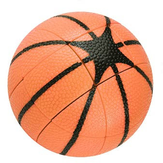 Oostifun Gobus 6CM Basketball Form Magic Ball Puzzle Spielzeug, Intelligentes 3D Puzzle Speed Ball Cube Fidget Ball (Orange)