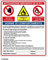 NEW CARTELLO SEGNALETICO - Attenzione impianto GPL - Adesivo Extra Resistente, Pannello in Forex, Pannello In Alluminio (PANNELLO IN FOREX 20X31 cm)