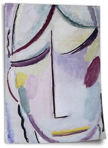 Printistico Poster Alexej von Jawlensky - Heilandsgesicht Kunstdruck ohne Rahmen, Wandbild - A4, A3, A2, A1, A0, XXL - Wohnzimmer, Schlafzimmer, Küche, Deko