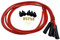 1 Set SHLPDFM Sparkplug leads Red Silicone 8mm 1m Leads Universal fits for 4 Cylinder Classic Cars