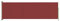 vidaXL Seitenmarkise Ausziehbar 200x600 cm Rot