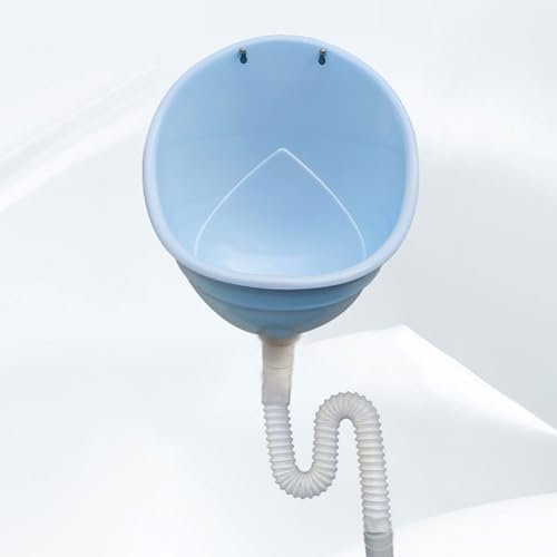 Urinoirs en Plastique Urinoirs mâles sans Eau avec Tuyau,Grand inverseur d'urinoir de Toilettes publiques de Camping en Plein air,Urinoirs muraux à Chasse d'eau Anti-éclaboussures Toilettes à Compos