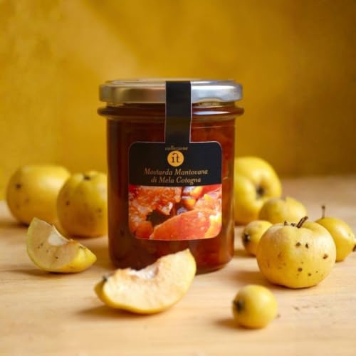 Mostarda di Mele Cotogne 220g - Autentica Conserva Italiana di Cotogne, Senza Conservanti - COLLEZIONE IT (220 gr, 1, unità)