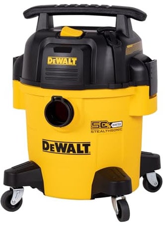 DEWALT STEALTHSONIC Shop Vacuum Cleaner Wet and Dry, Powerful Suction and Portable with Accessories, Ultra Quiet Vacuum for Home, Garage, Car, Workshop, Workplace, DXV05P-QT, 4