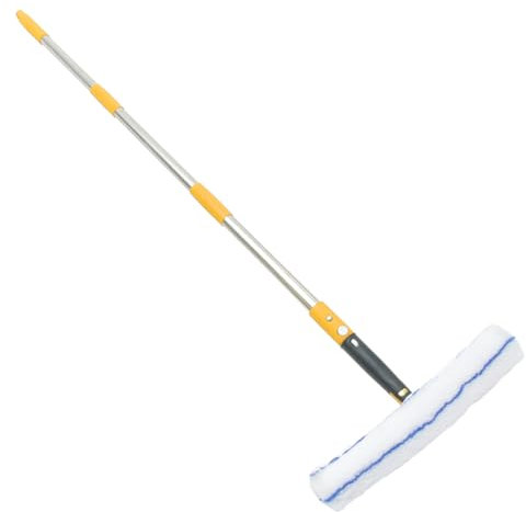 Beaupretty 1juego Squeegee De Limpieza De Ventanas con Mango Extensible y Paño De Microfibra para Ventanas De Hogar Baño y Autos Juego De Diseño Ergonomico y Duradero