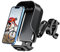 nediea Handyhalterung Fahrrad, 360 Grad Drehbare Handyhalter Motorrad, Handy Halterung Fahrradlenker Wasserdicht, Kinderwagen Lenker Handyhalter, Kompatibel mit 4.7-7 Zoll Smartphones (BM-1)