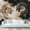 Générique Papier Peint Panoramique Dragon Chinois Tigre, Papier Peint Oriental Animal, Fresque Murale, Decoration Chambre Salon, 200 x 140 cm