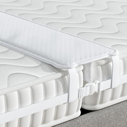 PGonline Ponte d'amore per materassi con cinghia di tensione [200 x 25], con cuneo per materassi e coppie