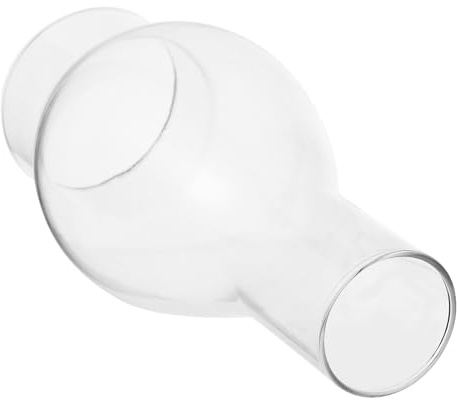 iplusmile Chimenea De Lámpara De Aceite Transparente Pantalla De Lámpara De Queroseno De Vidrio Repuesto Para Candil 6.49 X 2.99 X 2.99 in Uso En Hogar Dormitorio Tienda Y Hotel