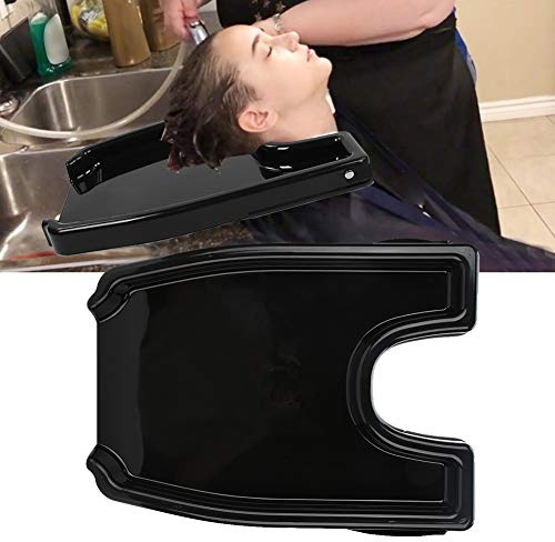 RiToEasysports Shampoo-Tablett, Haarwaschwerkzeuge, Leichtes Tragbares Shampoo-Becken für Schwangere, Schwarz/Rosa (BLACK)