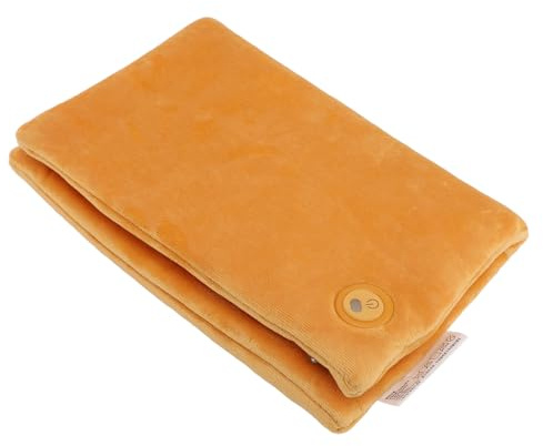 SIXRUN Fast Heating Electric Hand Warmer, Portable Hand Warmer Bag for Cold Weather, Work, Study, Velvet (Orange)