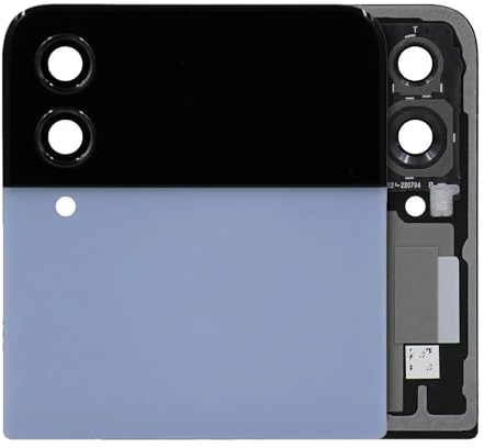 Mobile TM Compatible with External OLED Assembly Compatible for Samsung Galaxy Z Flip 4 5G (US and International) (Refurbished) (Blue)