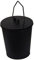 Inglenook Coal Bucket With Lid Black Metal Ash Tidy Bin Coal Carrier Fire 176
