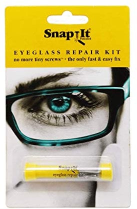 Snapit Glasses Repair Kit, With Long Easy Fit Screws and Micro Screwdriver. Perfect For Fixing Sunglasses, Spectacles, Eyeglasses and Reading Glasses. Used By Opticians.