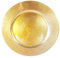 Annastore 6 x Platzteller aus herrlich schimmerndem Melamin Ø 33 cm - Unterteller wiederverwendbar Dekoteller (gold)