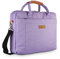 E-Tree, valigetta portatile antiurto da 30,5 cm. Borsa a tracolla adatta per PC portatile, MacBook, Surface e Chromebook, realizzata in tessuto denim, colore grigio viola Purple-(14-15) 15inch