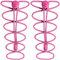 CampTeck U6603 No Tie Cordones, Cordones Elásticos con Sistema de Bloqueo - Rosa - 1 Par