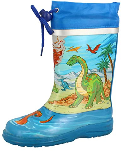 Beck Dinos, Stivali di Gomma Bambini e Ragazzi, Multicolore, 32 EU
