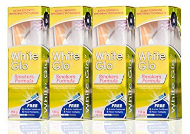 White Glo Smokers Formula Whitening Toothpaste, 100 ml, Pack of 4