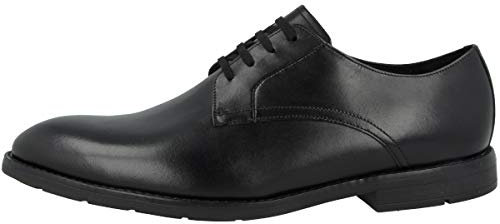 Clarks Ronnie Walk, Scarpe Stringate Derby Uomo, Black, 40 EU
