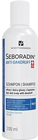 Seboradin Anti-Dandruff Antischuppen-Shampoo für Haar und Kopfhaut, 200 ml