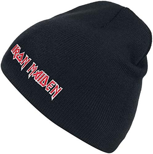 Iron Maiden Logo Unisex Mütze schwarz 100% Polyacryl Band-Merch, Bands, Festival