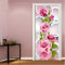 3D Türfolie Selbstklebend Blume Türtapete Selbstklebend Wasserdicht Pvc Wandaufkleber Türposter Fototapete Holzwand Türaufkleber Wandbild Für Tür Wohnzimmer Schlafzimmer Küche Und Bad 77X200Cm