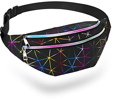 MOCOCITO Bauchtasche Gürteltasche für Damen und Herren, Hüfttasche, Brusttasche Groß Handytasche 120CM/135CM Gurt Verstellbarer für Outdoor Sport Camping Wandern Fahrrad Geschenke für Frauen Männe