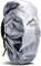 normani Wasserdichter Rucksacküberzug 6000 mm KOMPLETT Reflektierender Raincover Regenhülle Silber Regenschutz von 25 bis 130 Liter von Tagesrucksack bis Wanderrucksack Größe 60-70 Liter
