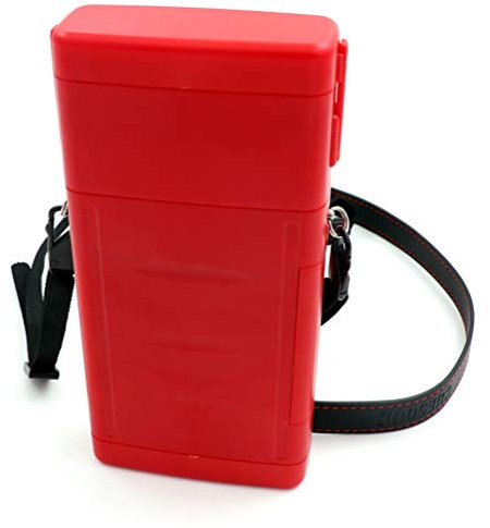 CUESOUL ANTIE Hard Dart Case Rot, für 6 Steel Tip Darts/Soft Tip Darts & Extra Dart Tips, Shafts & Flights, Durable Use
