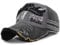 CheChury Vintage Basecap Herren Snapback Distressed Baseball Cap Washed Einstellbare Schirmmütze Freizeit Outdoor Kappe Sport