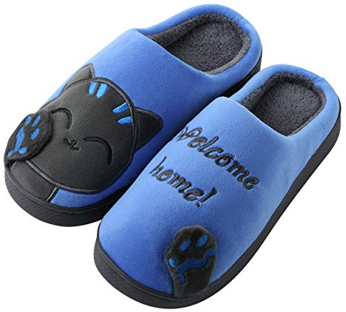 Katara Unisex Flauschige Flache HausschuheHausschuh