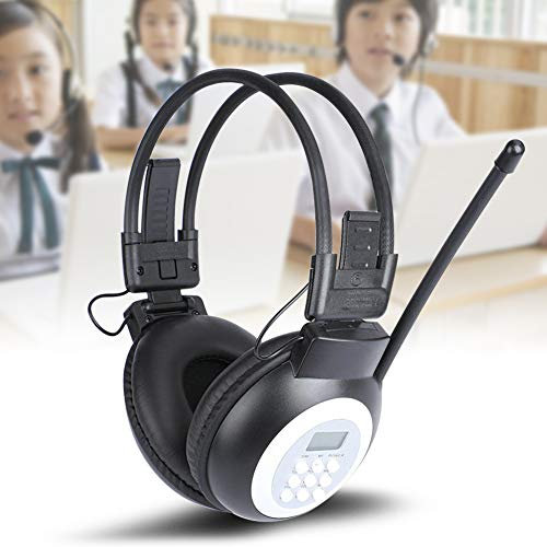 MOVKZACV Portable Personal FM Radio Headphones Ear Muffs with Best Reception, Wireless Headset with Radio Built in for Walking, Jogging, Daily Works And Listening Test