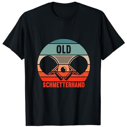 Tischtennis Spieler Old Schmetterhand Tischtennis T-Shirt